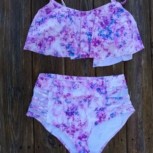 Torrid tie-dye bikini SET 1x